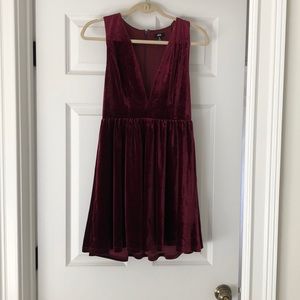 Red Velvet Dress